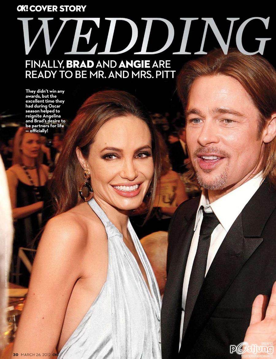 Angelina Jolie & Brad Pitt @ OK! issue 13 March 2012