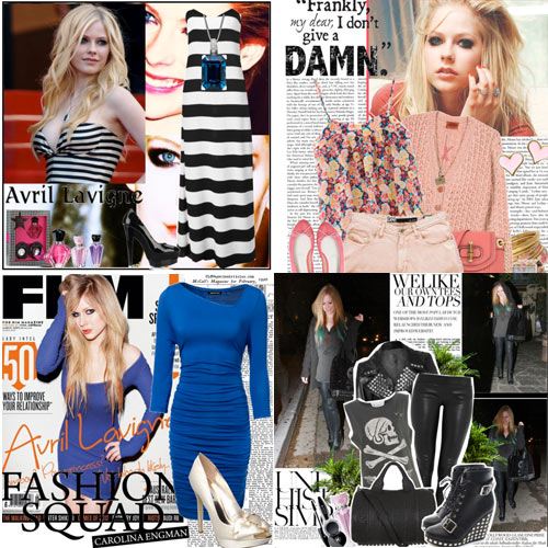 แฟชั่น สวย แสบ ซ่า แบบ คอลเลคชั่น Avril Lavigne