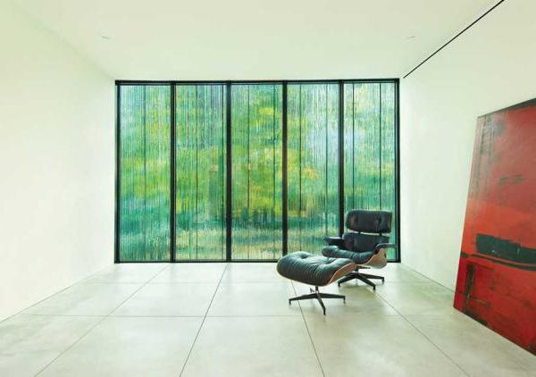 Eco-friendly Home Design in Toronto - a window with a waterfall effect...