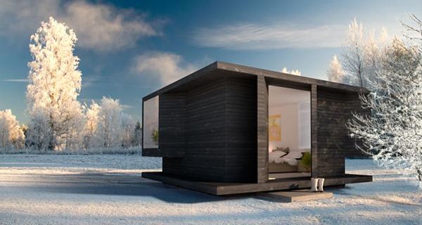 Compact Cabins Double as Guest Houses, Studios and Saunas!
