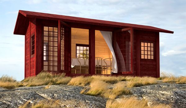 Compact Cabins Double as Guest Houses, Studios and Saunas!