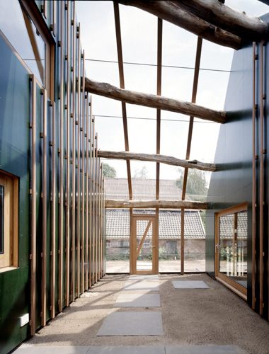 Farmhouse Renovation Ideas and Pictures &ndash; Original Brick with Contemporary Wooden Extension