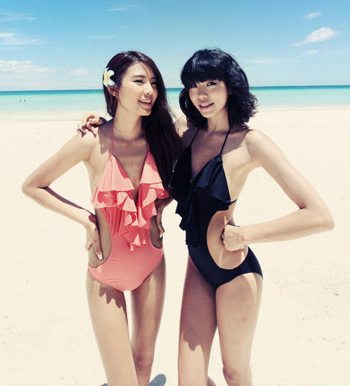 แฟชั่น ชุดว่ายน้ำแบบวันพีช เก๋ ๆ