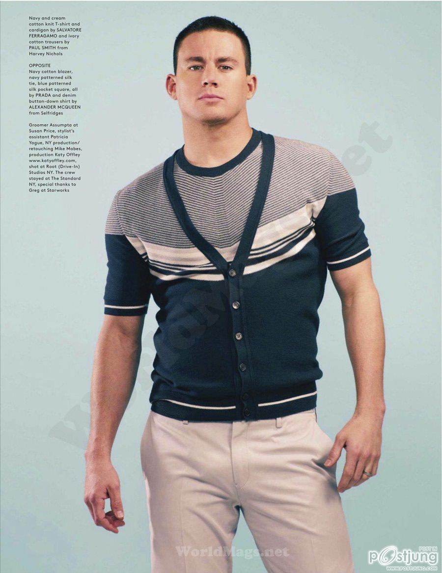 Channing Tatum @ GQ Style UK issue 14 S/S 2012