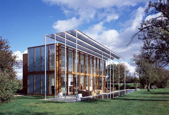 Modern Farmhouse Architecture - Layered Farmhouse in UK Countryside