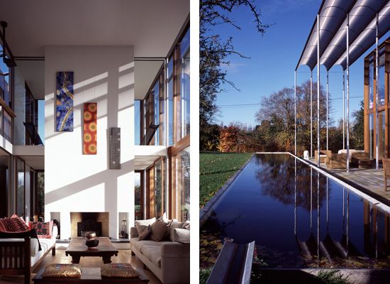Modern Farmhouse Architecture - Layered Farmhouse in UK Countryside
