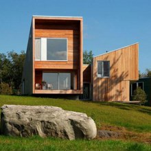 Modern Cedar House in Vermont Mountains