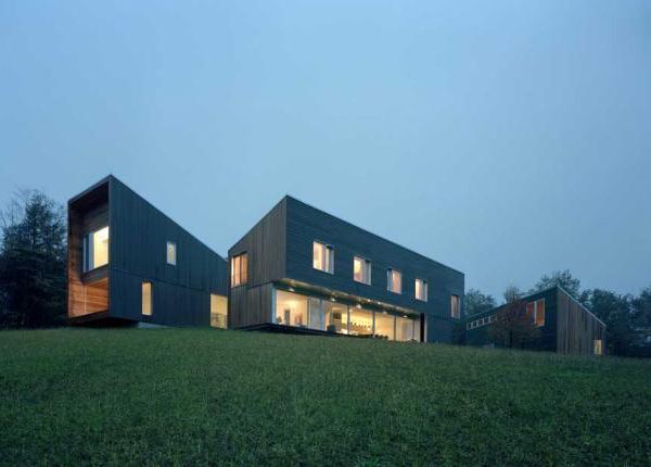 Modern Cedar House in Vermont Mountains
