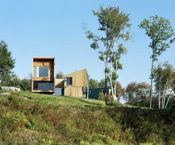 Modern Cedar House in Vermont Mountains