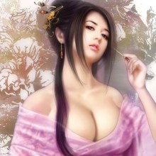 ภาพวาดสาวจีนสุดเซ็กซี่