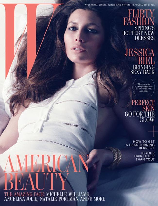 W MAGAZINE: JESSICA BIEL IN "THE BIEL APPEAL" BY PHOTOGRAPHER MIKAEL JANSSON