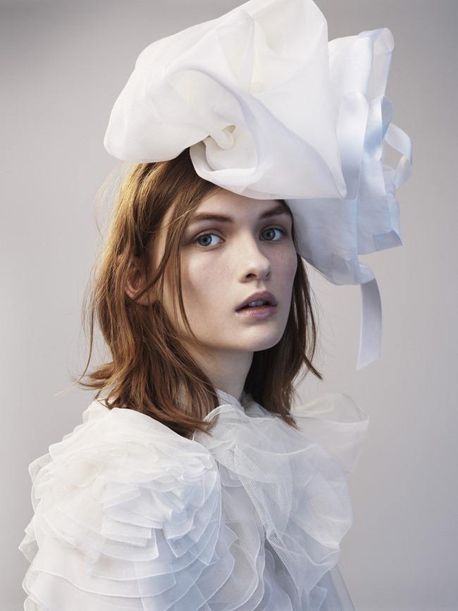 VOGUE UK: LARA MULLEN IN "THE WHITE ALBUM" BY PHOTOGRAPHER JOSH OLINS