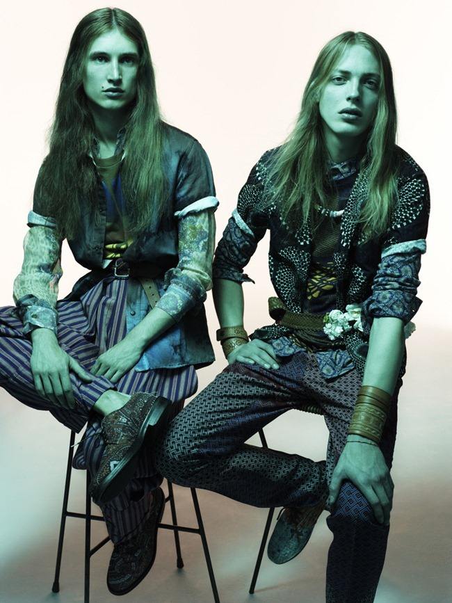 VOGUE HOMMES JAPAN: GENERATION TO GENERATION BY PHOTOGRAPHER JOSH OLINS