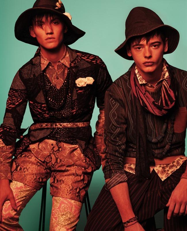 VOGUE HOMMES JAPAN: GENERATION TO GENERATION BY PHOTOGRAPHER JOSH OLINS