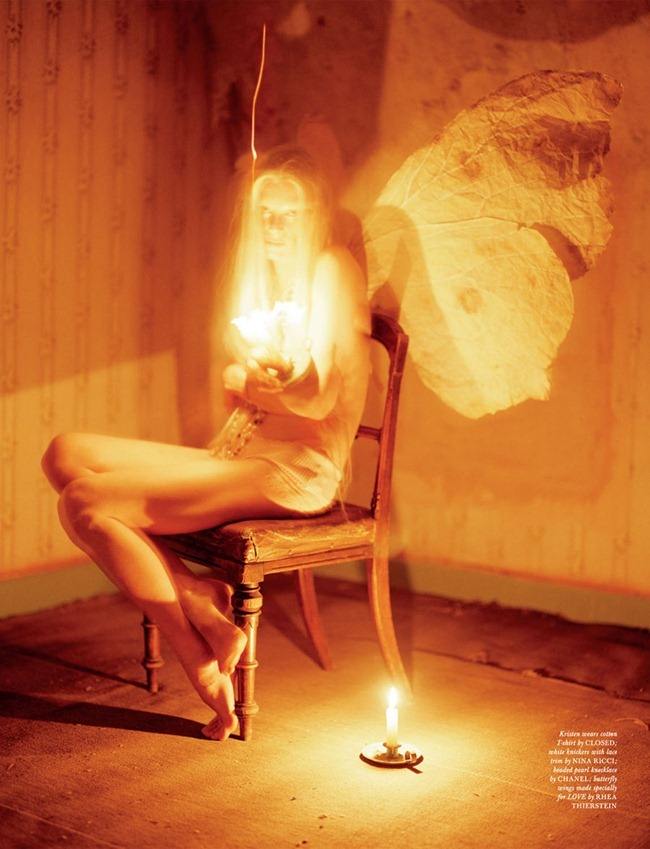 LOVE MAGAZINE: KRISTEN MCMENAMY IN "THE ORIGIN OF MONSTERS" BY PHOTOGRAPHER TIM WALKER