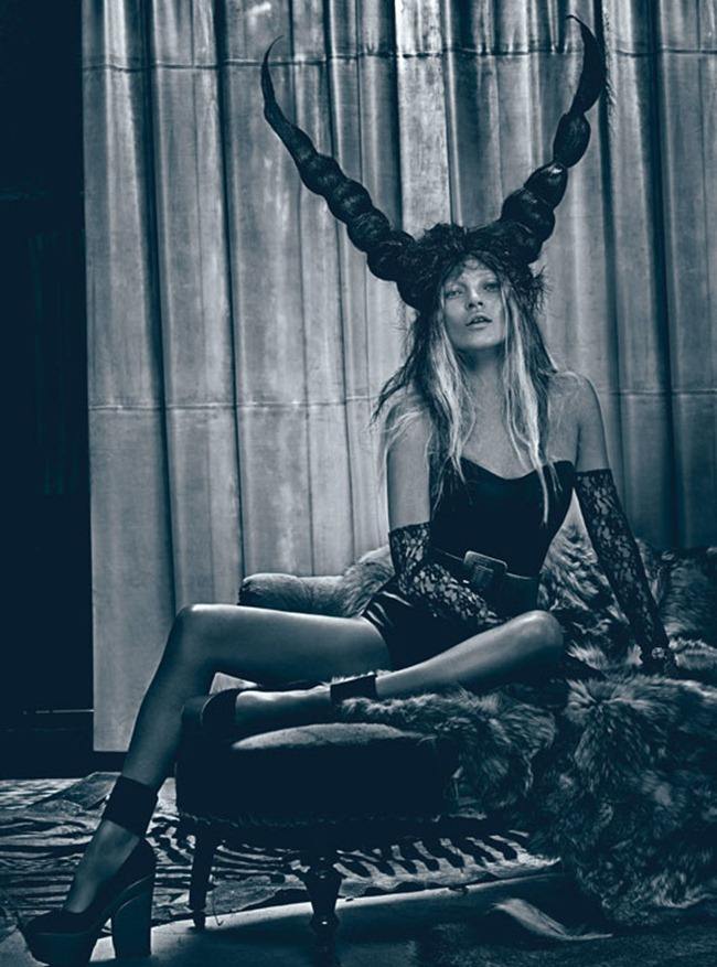 W MAGAZINE: KATE MOSS IN "GOOD KATE, BAD KATE" BY PHOTOGRAPHER STEVEN KLEIN