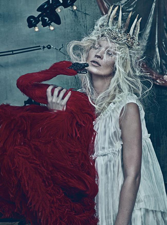 W MAGAZINE: KATE MOSS IN "GOOD KATE, BAD KATE" BY PHOTOGRAPHER STEVEN KLEIN