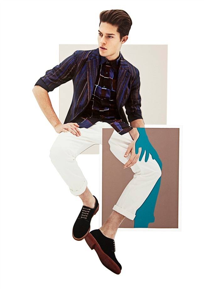 SO FIGARO: NICOLAS RIPOLL & CESAR CASIER IN "MODE PATCHWORK" BY PHOTOGRAPHER DAMIEN BLOTTIERE