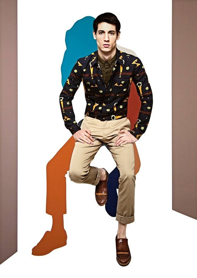 SO FIGARO: NICOLAS RIPOLL & CESAR CASIER IN "MODE PATCHWORK" BY PHOTOGRAPHER DAMIEN BLOTTIERE