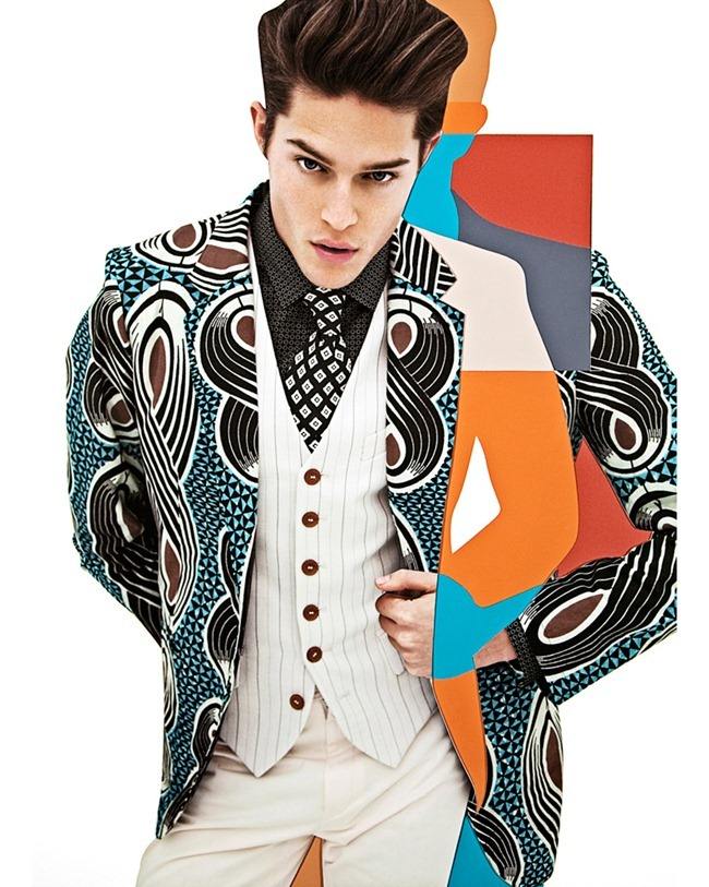 SO FIGARO: NICOLAS RIPOLL & CESAR CASIER IN "MODE PATCHWORK" BY PHOTOGRAPHER DAMIEN BLOTTIERE