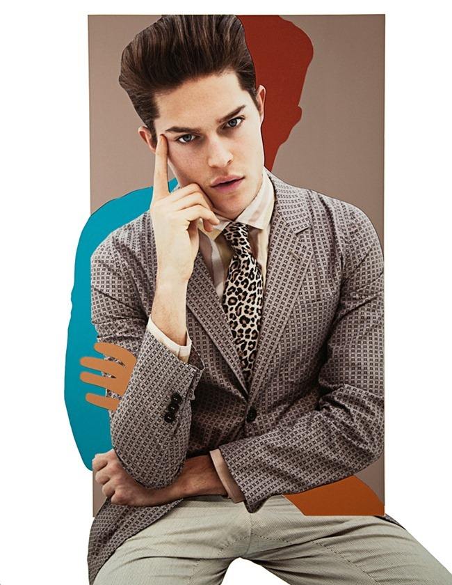 SO FIGARO: NICOLAS RIPOLL & CESAR CASIER IN "MODE PATCHWORK" BY PHOTOGRAPHER DAMIEN BLOTTIERE