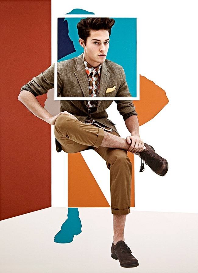 SO FIGARO: NICOLAS RIPOLL & CESAR CASIER IN "MODE PATCHWORK" BY PHOTOGRAPHER DAMIEN BLOTTIERE