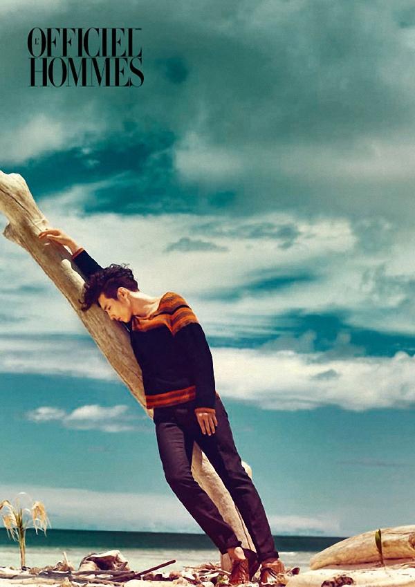 Won Bin @ L'Officiel Hommes Korea April 2012