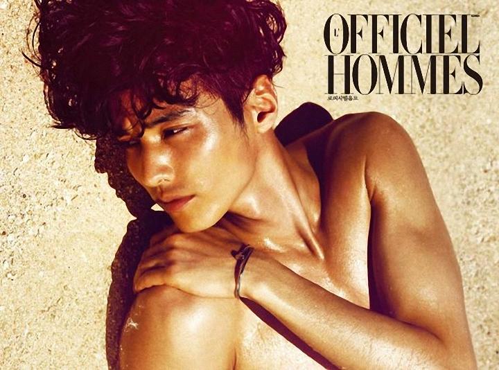 Won Bin @ L'Officiel Hommes Korea April 2012