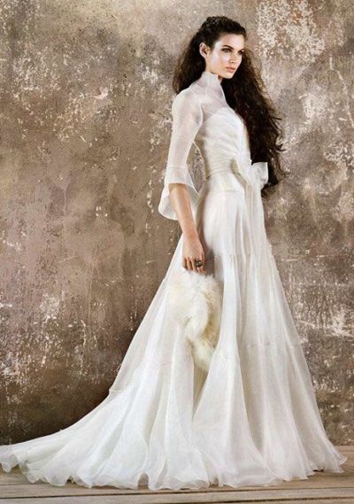 แฟชั่น ชุดเจ้าสาวแขนยาว หรูหราอลังกาล