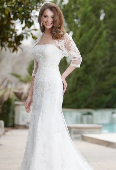 แฟชั่น ชุดเจ้าสาวแขนยาว หรูหราอลังกาล