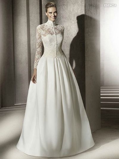 แฟชั่น ชุดเจ้าสาวแขนยาว หรูหราอลังกาล