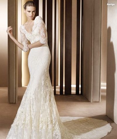 แฟชั่น ชุดเจ้าสาวแขนยาว หรูหราอลังกาล