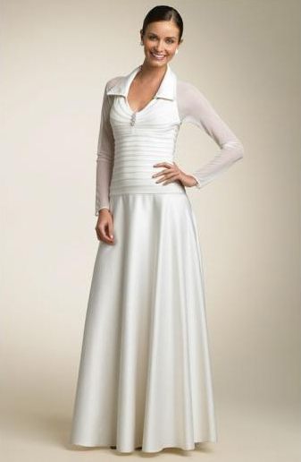 แฟชั่น ชุดเจ้าสาวแขนยาว หรูหราอลังกาล