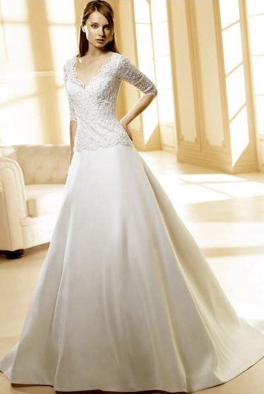 แฟชั่น ชุดเจ้าสาวแขนยาว หรูหราอลังกาล