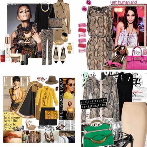 โฉบเฉี่ยวไฮโซให้สมใจ กับแฟชั่นลาย หนังงู สุดเริ่ด