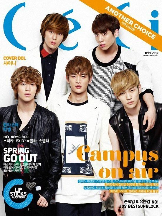 SHINee @ CeCi Magazine Korea April 2012