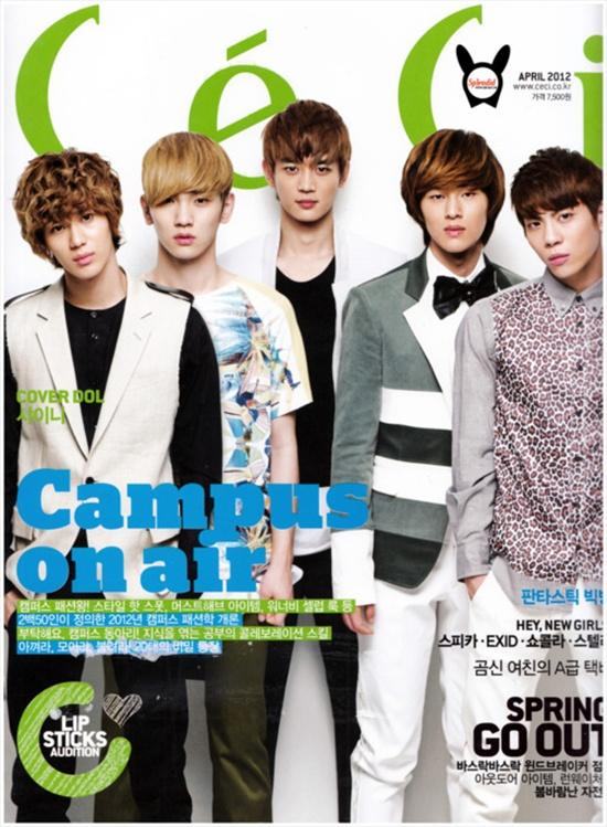 SHINee @ CeCi Magazine Korea April 2012