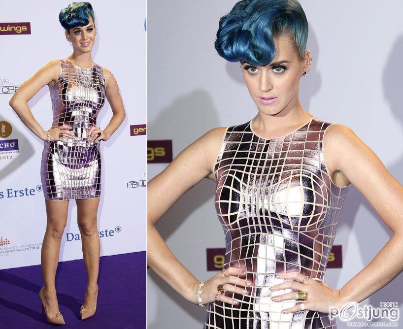 Katy Perry มาพร้อมชุดที่ให้อารมณ์เหมือนลูกบอลดิสโก้! ที่งาน Echo Awards !!...แถมคลิปการแสดงของเธอกับ