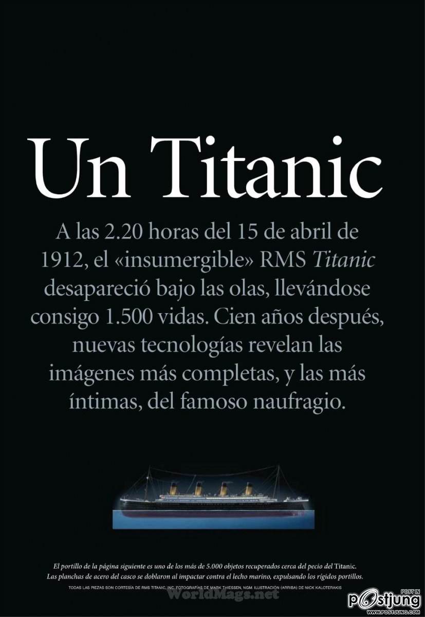 TITANIC @ National Geographic Spain April 2012