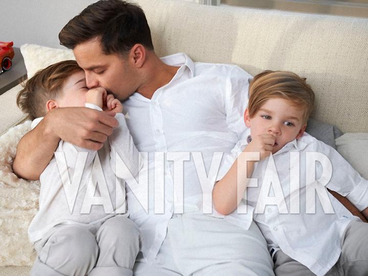 Ricky Martin & Twins @ Vanity Fair Spain April 2012