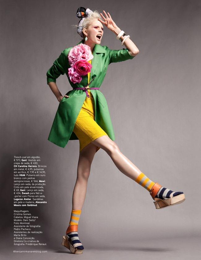 VOGUE PORTUGAL: DANI SEITZ IN "CANDY COLOUR" BY PHOTOGRAPHER BENJAMIN KANAREK