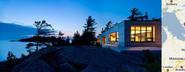 Luxury Cottage Home in Canada - this island cottage is 'superkul'