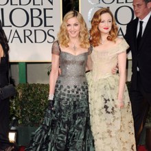 GOLDEN GLOBES 2012 COVERAGE: THE STARS TAKE TO THE RED CARPET INCLUDING, MADONNA, ANGELINA JOLIE, ME