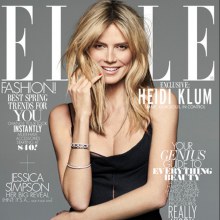 ELLE MAGAZINE: HEIDI KLUM BY PHOTOGRAPHER THOMAS WHITESIDE