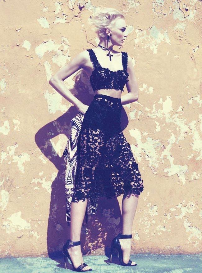 HARPER'S BAZAAR UK: HANNELORE KNUTS IN "ARIA OF ANDALUSIA" BY PHOTOGRAPHER PAOLA KUDACKI