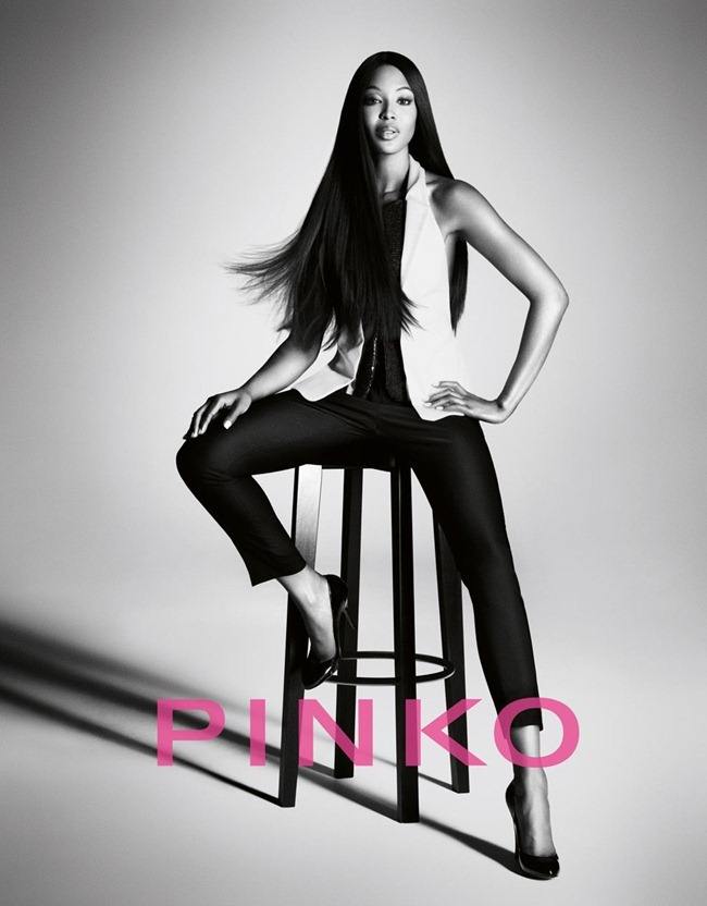 CAMPAIGN: NAOMI CAMPBELL FOR PINKO SPRING 2012