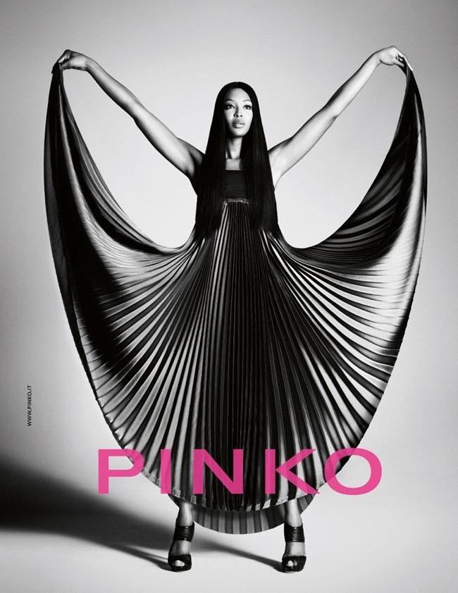 CAMPAIGN: NAOMI CAMPBELL FOR PINKO SPRING 2012