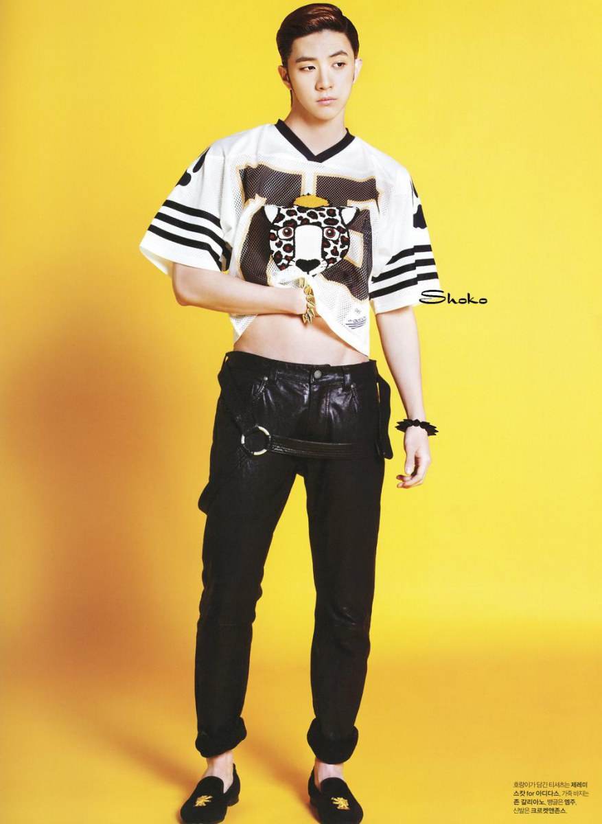 MBLAQ's Thunder @ L'Officiel Hommes Korea April 2012