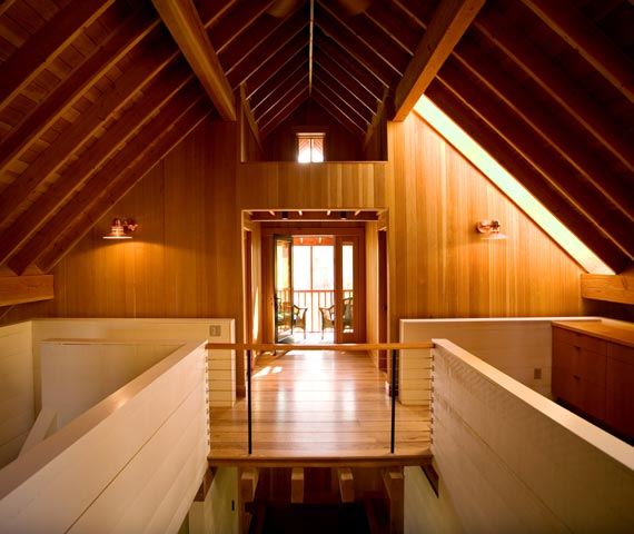 Modern Ranch House in Colorado - beautiful rustic design centers around fireplace!