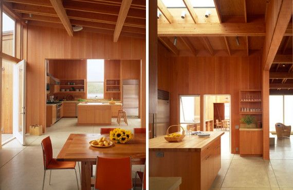 Beach House Design in Wood on California Coast